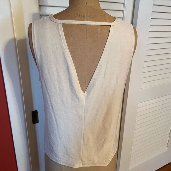 BEYOND YOGA | everybody matters cream tank top S - Picture 4 of 8